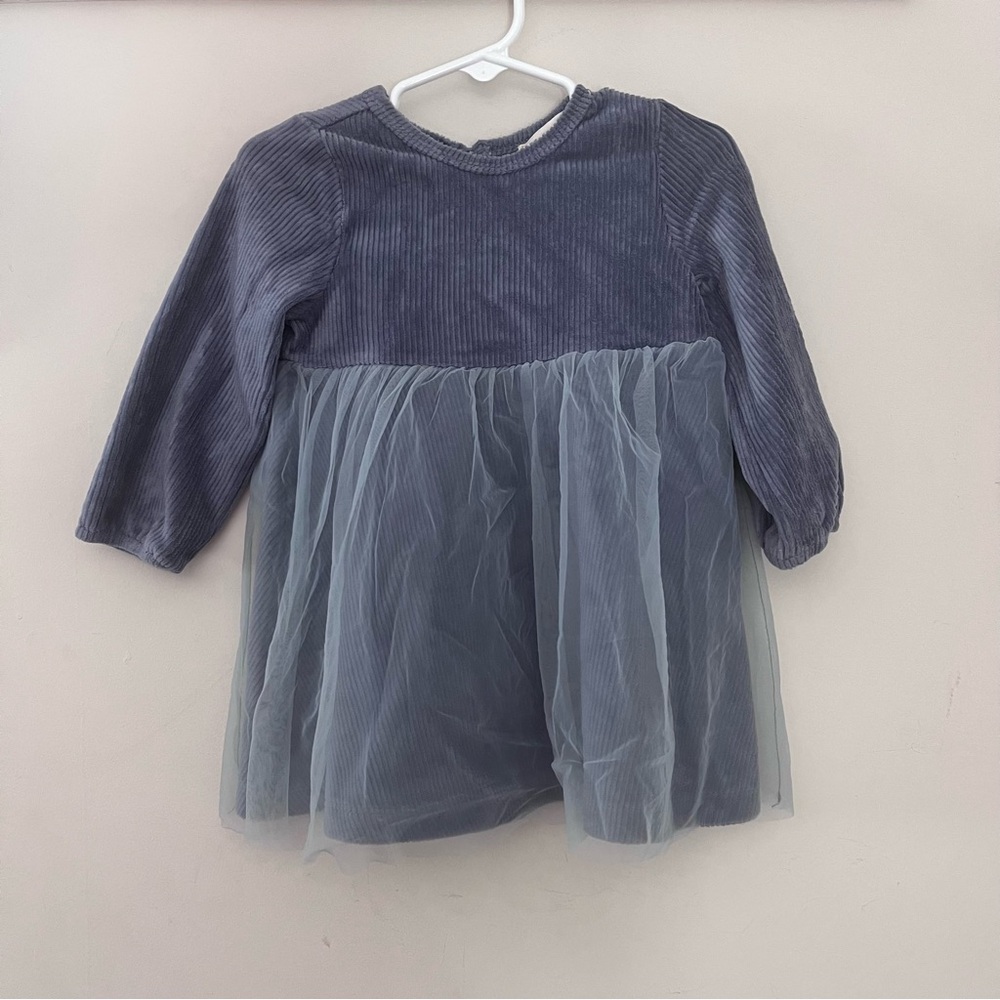 Elegant Blue Toddler Casual Dress